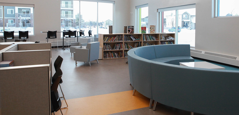 Learning Commons / Library - Bishop Pinkham School